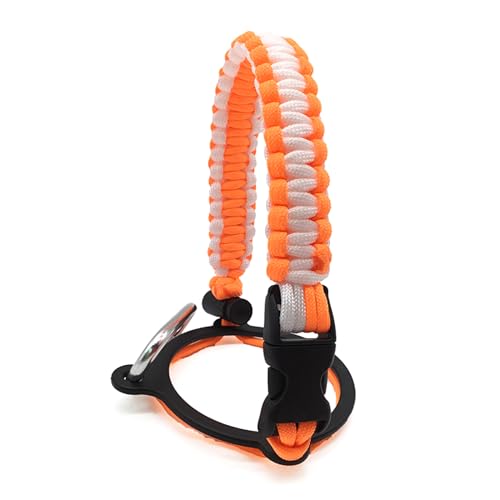 Xinsheinelry Paracord Handle Carabiner Water Bottle Handle Strap for Outdoor Water Bottle Strap Paracord Handle with Cord