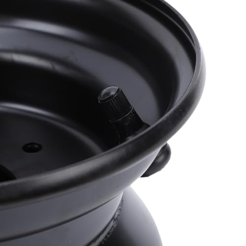 Ausla 16x8-7 ATV-Felge Stahl 7-Zoll-Radnabe mit 3 Schraublöchern für Kazuma Quad ATV Go Kart UTV 125ml 150ml Offroad-Reifen (BLACK)