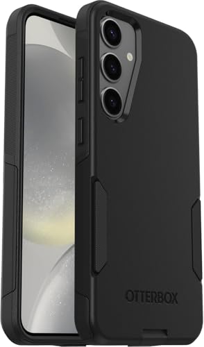 Coque rigide Samsung S24+ OtterBox Commuter élégante robuste et fine noire premium