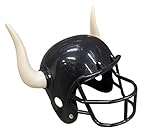 Viking Costume Football Helmet with Horns, Assorted Colors