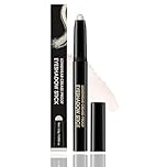 Pearl White Eyeshadow Stick – Creamy Blendable Texture Waterproof Long Lasting Gradient Finish – Multi Use Eyeliner Highlighter for Daily Makeup Twist Up Design Travel Friendly