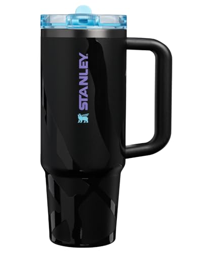 Image of STANLEY x Caitlin Clark Quencher ProTour Flip Straw Tumbler with Leakproof Lid, 30 oz | Built-in Straw and Handle | Cup Holder Compatible for Travel | Insulated Stainless Steel | BPA-Free | Blacktop