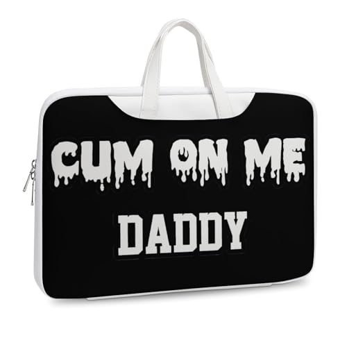 Cum on Me Daddy Laptop Bag with Removable Shoulder Strap