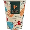 PURE GREEN Organic paper cups 240ml 8 Oz Coffee to Go - unprinted, environmentally friendly coffee cups 50 pieces, disposable cups drinking cups paper cups compostable and biodegradable cups