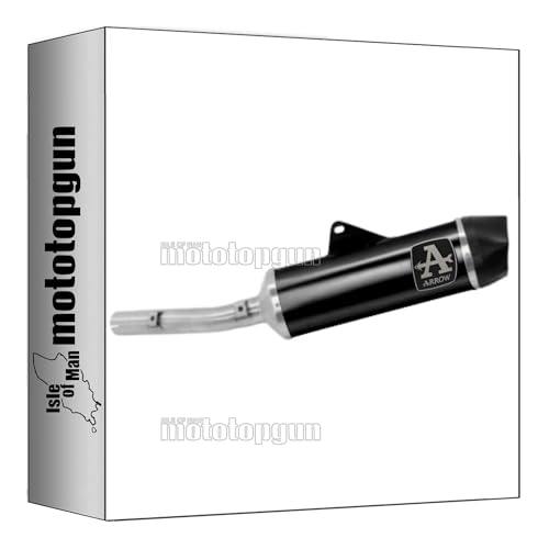Silencieux Arrow Indy-Race carby noir compatible Yamaha Tenere 700 2019