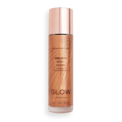 Makeup Revolution, Molten Body Glow, Bronze, 100Ml #TOP1