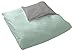 Play Basic Collection Funda Nórdica, Algodón-Poliéster, Gris y Verde Glacial, 180x220x3 cm
