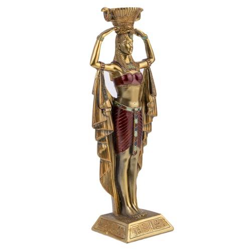 lachineuse Statue Kleopatra 22 cm – Statuette Dekoration Ägyptische Königin – ägyptische...