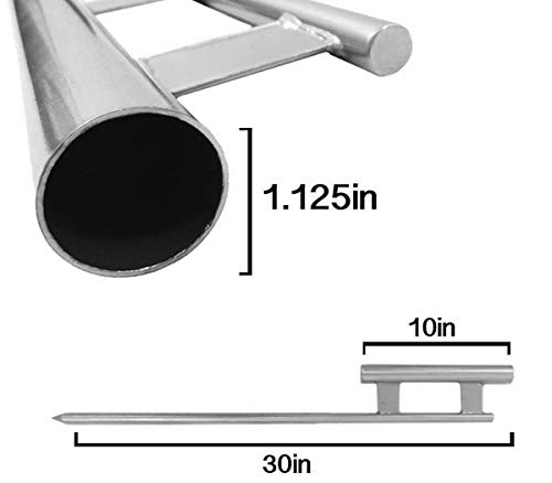 Infinity Republic - Food Windless Full Sleeve Banner Swooper Flag & Pole Kit - Perfect For Restaurants, Diners, Food Trucks, Markets Etc! #TOP6