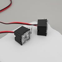 VGOL 1 Paar quadratische LED-Autoscheinwerfer, kompatibel mit Axial TRX4 TRX6 Redcat RR10 MST 1/10 1/8 – Ansicht 7
