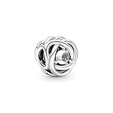 Verleihe Deinen Armbändern und Anhängern mit diesem Klarer Ewigkeitskreis Charm einen Hauch von Reflektion