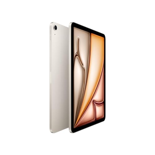 Image of Apple iPad Air 11-inch (M2): Built for Apple Intelligence, Liquid Retina Display, 1TB, 12MP Front /Back Camera, Wi-Fi 6E, Touch ID, All-Day Battery Life - Starlight