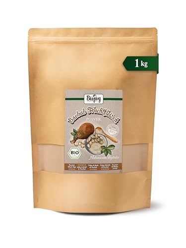 Biojoy BIO-Baobab Pulver (1 kg) Baobab Fruchtfleisch schonend gemahlen ohne Zusätze Affenbrotbaum Pulver (Adansonia digitata)