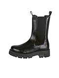 Apple of Eden Damen Cher Schwarz Glattleder 40
