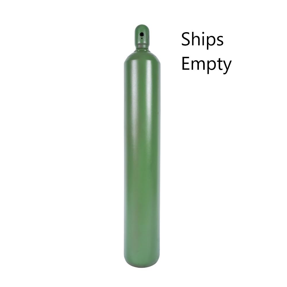 New 300 cu ft Steel Industrial Oxygen Cylinder with CGA540 Valve