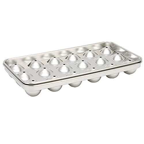 Molde para hielo de acero inoxidable 304, bolas redondas miniatura 6