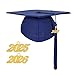 Erligo Unisex Matte Graduation Cap and Gown with Stole Honor Cords Set for High School College Bachelor (Standard, Royal Blue, 54)