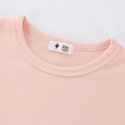 Image of POBIDOBY Toddlers Long Sleeve T-Shirt Soft Cotton Top Tees for Girls and Boys 1-Pack