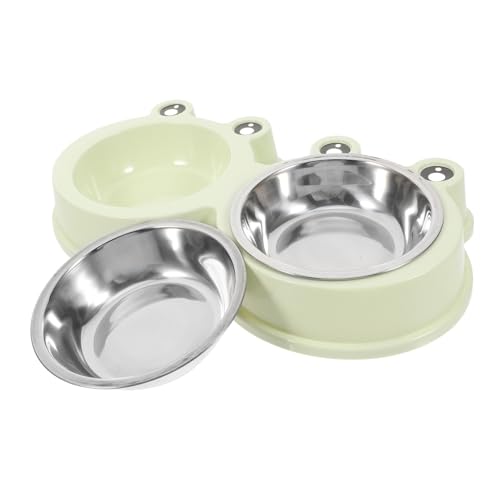 Totority ペットボウル かわいい猫のボウル 猫ボウル キャットフードホルダー 犬のボウル ドッグボウルホルダー 子犬用小型犬ボウル ペットフードボウル 猫用水入れ Abs