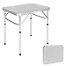 VECELO 折り畳みテーブル アウトドアテーブル 幅60X奥行45X高さ56cm 軽量 高さ調節可 携帯便利 折畳み コンパクト ローテーブル キャンプテーブル キャンプ用 収納簡単 ハイキング ビーチ ミニテーブル ホワイト