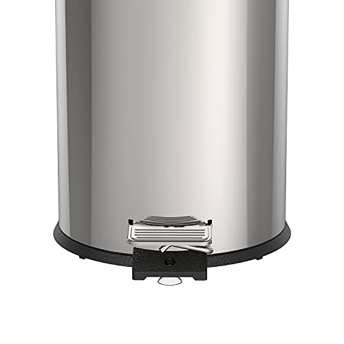 Caneca de basura Tramontina 12 litros acero inoxidable con pedal miniatura 4