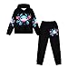 Uppodwarkid Girls Clothes Size 7-8 Axolotl Lounge Wear Set for Girls Cat Sweatsuit for Teen Girls with Fall Hoodie and Fashion Sweatpants Lightweight Lounge Sets for Kids Running Outdoor Sportwear