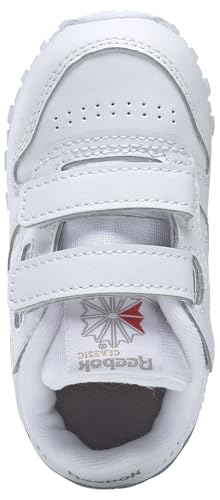 Reebok Classic Leather 2V, Basket, White/Carbon/Vector Blue,