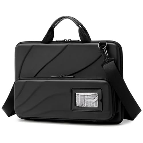 Image of 360All Around Protective Hard Shell Unisex Shockproof Laptop Bag Case Cover with Shoulder Strap, Messenger Bag with Superior Protection