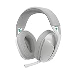 Logitech G321 Lightspeed Wireless Bluetooth Gaming Headset, Dynamic Comfort and fit, 16 kHz Boom mic, 20+ hrs Battery, PC, PS4, PS5, Nintendo Switch, Mobile - White