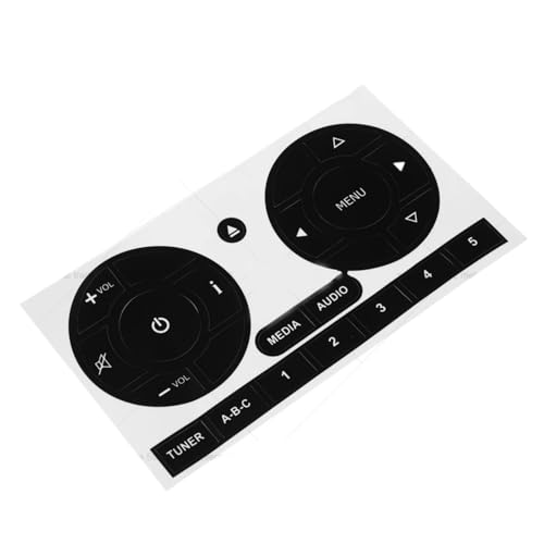 Autocollants bouton Fiat 500 2011-2016 kit réparation autoradio stéréo