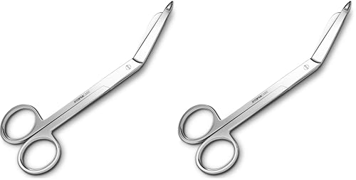 Image of Utopia Care Bandage Scissors, 5.5 Inch Stainless Steel Shears for First Aid and Professional Use - Silver (Pack of 2)