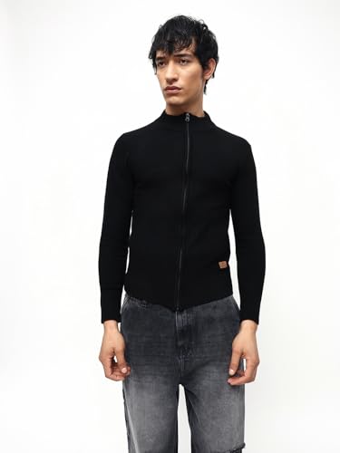 Image of High Star Men Acrylic Knitted Regular fit Highneck Full Sleeves Sweaters 28