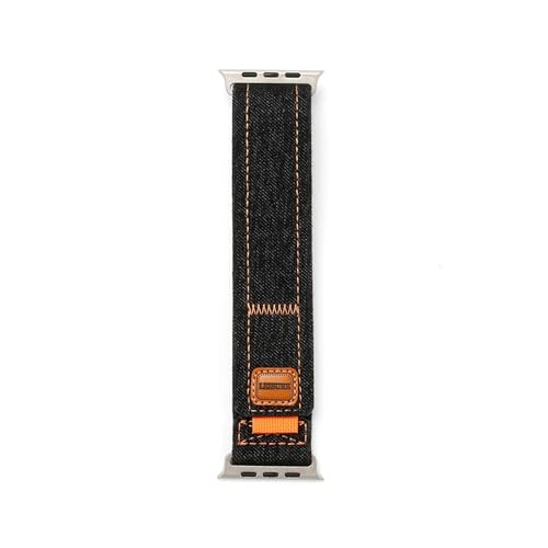 Sangle nylon iWatch 45mm 49mm 41mm bracelet montre connectée Series 10 9 SE