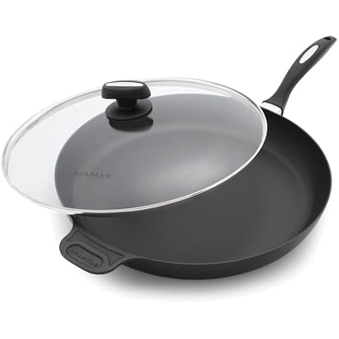 Scanpan ES5 Skillet with Lid, 14", Black Cover