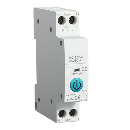 Disjoncteur 1P + N 63A boîtier 20A avec télécommande vocale et minuterie
