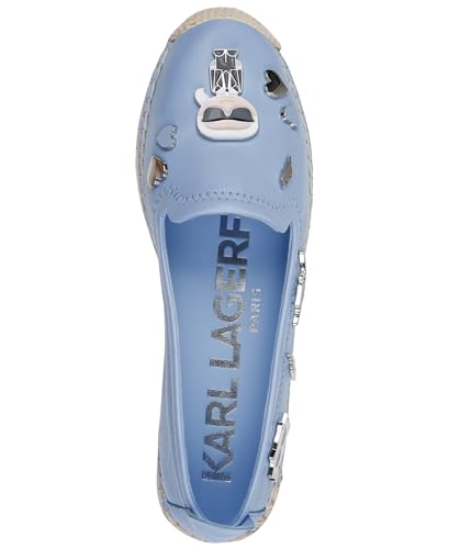Image of Karl Lagerfeld Women's Michaela Slip on Espadrille Sandal with Pins