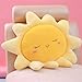 OUKEYI Flower Floor Pillow Sun Shape Cushion Cute Seating Pad Chair Cushion Oversized Throw Pillow, Plush Toy for Home Decoration Kids Girls Women Gifts (58 cm / 22.8 inch)