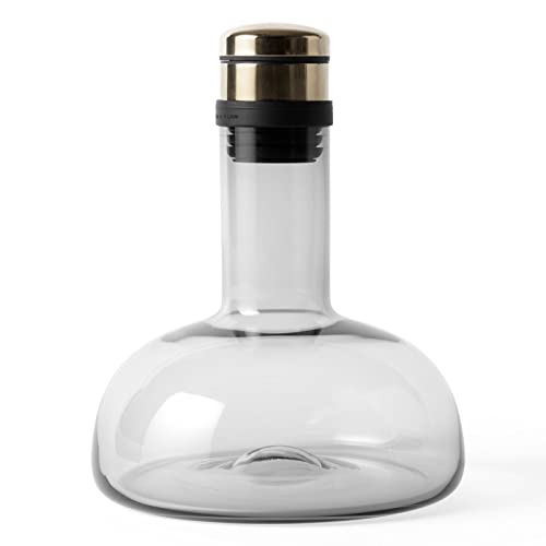 MENU Wine Breather Carafe (Smoke/Brass)