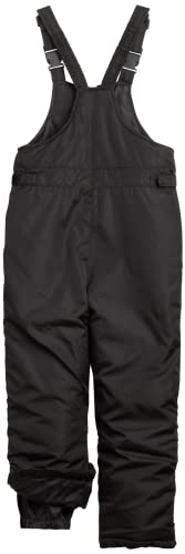 Perry Ellis Kids' Snow Bib – Unisex Boys' And Girls' Insulated Waterproof Snow Pants Ski/Snowboard Overalls (5-18), Size 8/10, Black #TOP5