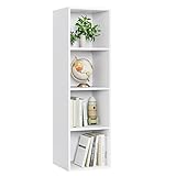 【Einfache Installation】Die Gesamtgröße des Bücherschranks beträgt 107x30x30cm; die Größe jedes Fachs beträgt 27.5x25cm; Hinweis: Die Fächer passen nicht in A4-Dateien. Außerdem enthalten wir eine detaillierte bebilderte Anleitung und sämtliches Schraubenzubehör, sodass es sehr einfach zu installieren.