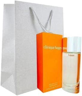 1 x 100ml Clinique Happy Eau De Parfume (With GIFT BAG Colours, Styles and Size May Vary)