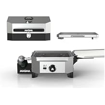Magma Crossover Single Burner Firebox, Grill Top, and Plancha CO10-130, portable grill and cooking system for RV, camping, tailgating