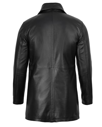 Image of Blingsoul Men's Leather Jacket - Biker Style Leather Jacket for Men