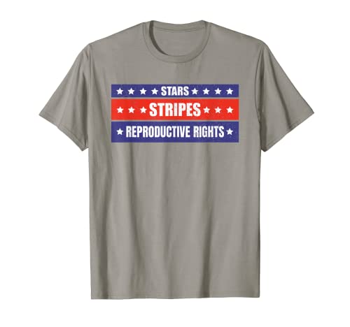 USA Stars Stripes Reproductive Rights 4 de julio Pro Choice Camiseta