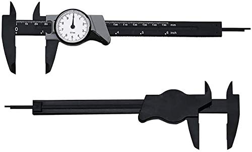 Caliper 0-150mm a prueba de golpes con reloj de medición analógico 7
