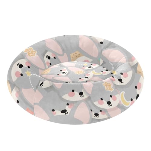 Lit renard lavable pour animaux - Panier déhoussable taille S