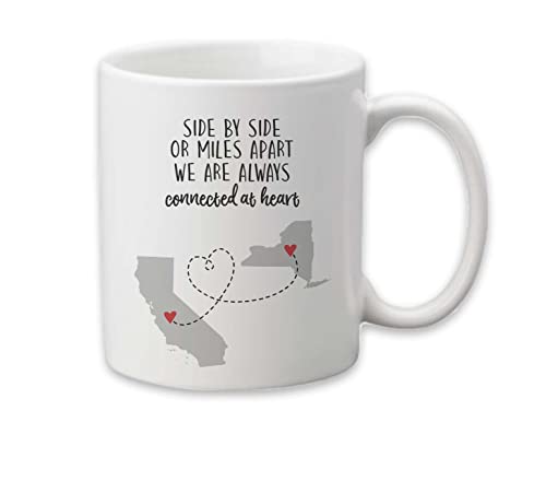 Taza con diseño personalizado y corazón conectado miniatura 1