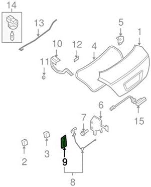 Genuine Nissan Parts - Handle, Inside Holder (84694-7Y000)