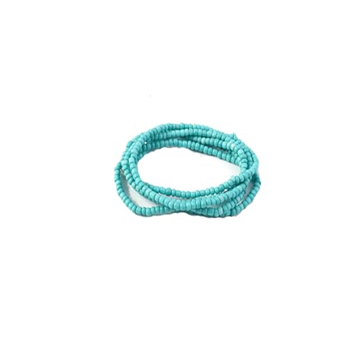 Bracelet d'été bohème vert multicolore et réglable pour sublimer vos tenues de plage