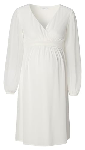 Noppies Maternity Jaya Midi Dress LS Vestido, Cream-N148, M para Mujer